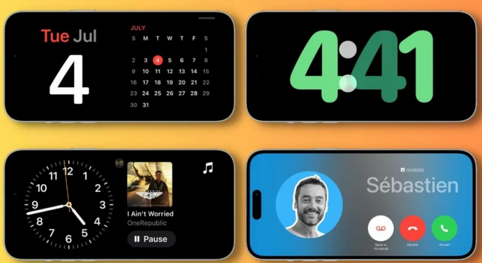 铁锋苹果手机维修分享iOS17横屏充电待机显示有什么好处 