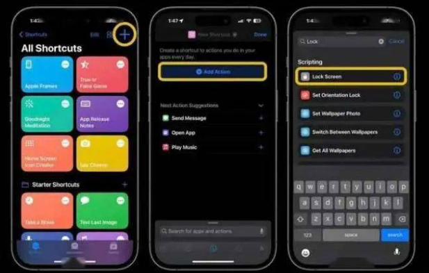 铁锋苹果14锁屏维修店分享iPhone14升级iOS16.4后如何创建锁屏快捷方式 