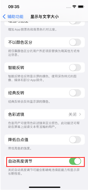 铁锋苹果15维修店分享iPhone 15 Pro系列屏幕亮度 